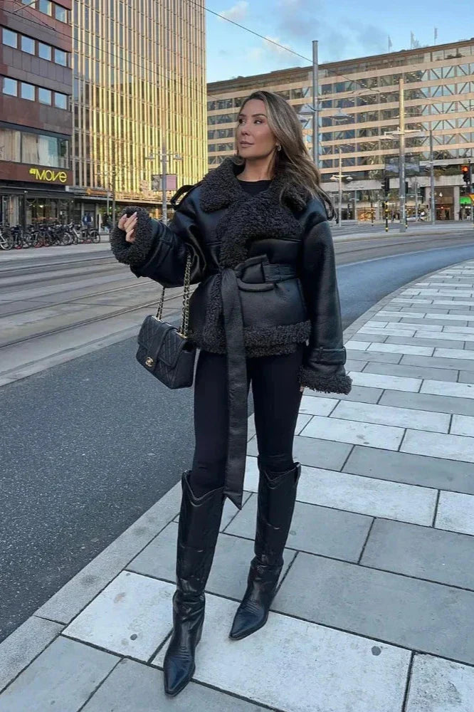 Amelia™ | Leather Jacket
