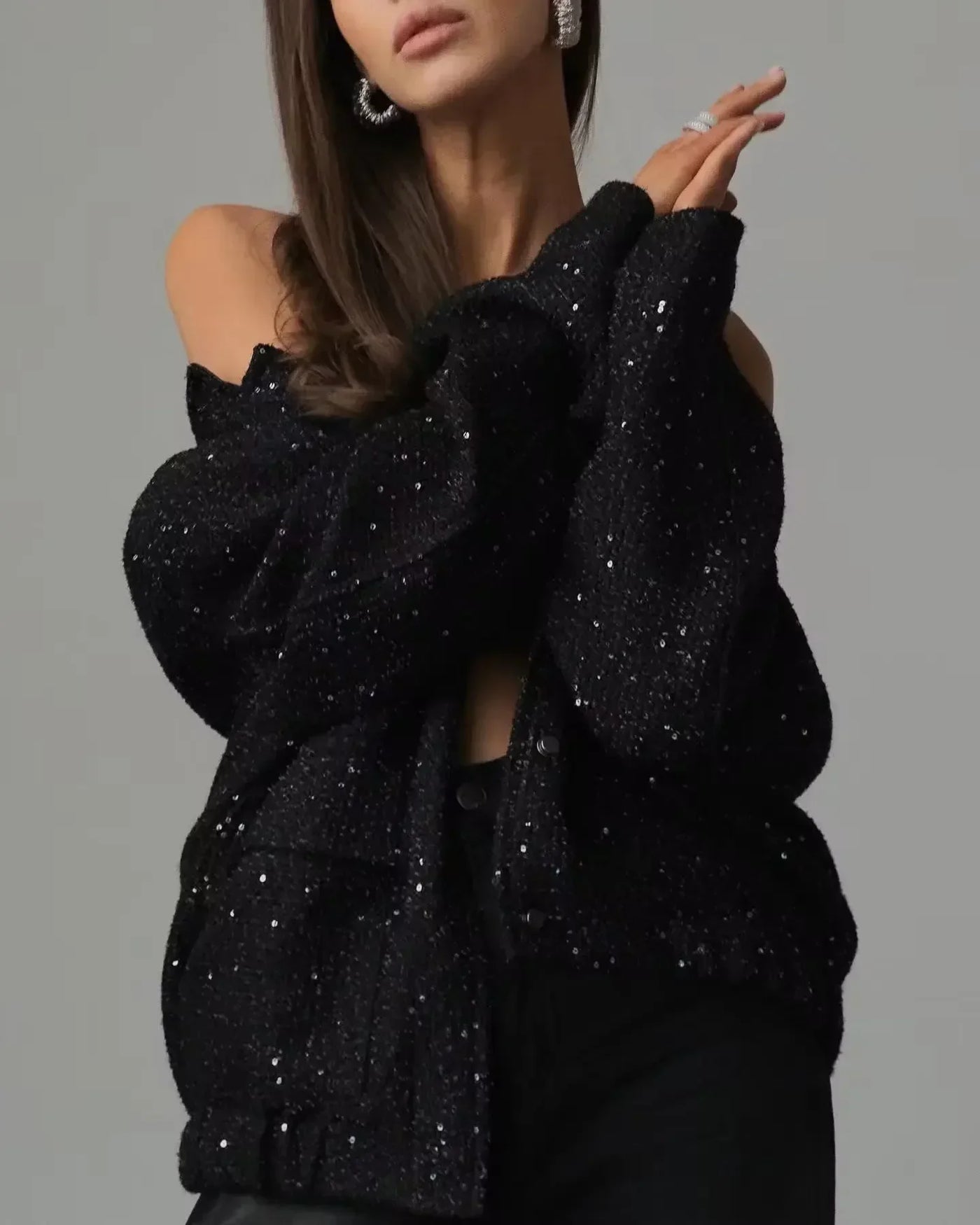 Amelia™ | LUMINA Sequin Jacket