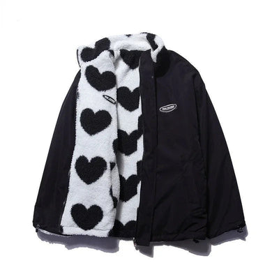 Amelia™ | Reversible Heart Print Jacket