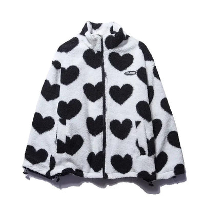 Amelia™ | Reversible Heart Print Jacket