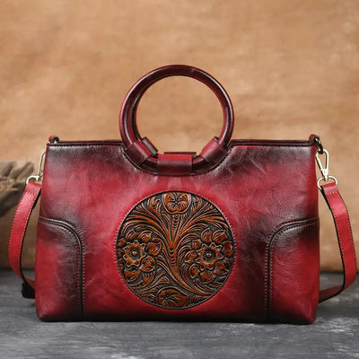 Vintage Embossed Handbag