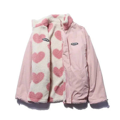 Amelia™ | Reversible Heart Print Jacket
