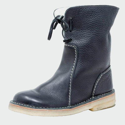 Men's Waterproof Leather Shoes with Wool Lining