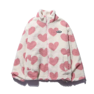 Amelia™ | Reversible Heart Print Jacket