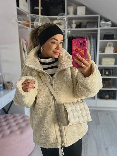 KAJA | Soft Teddy Coat