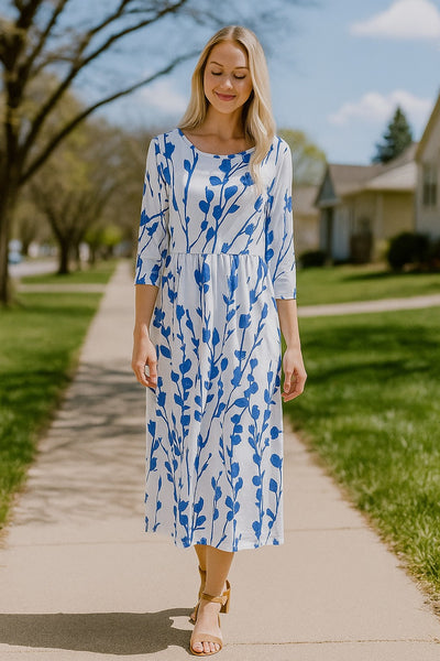 Amelia | Coastal Bloom Dress