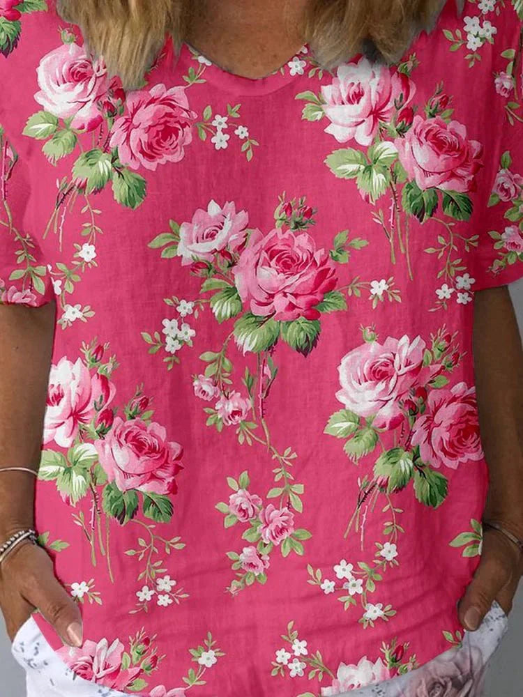 Amelia | Artistic Floral Shirt