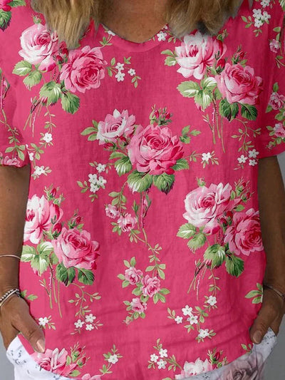 Amelia | Artistic Floral Shirt