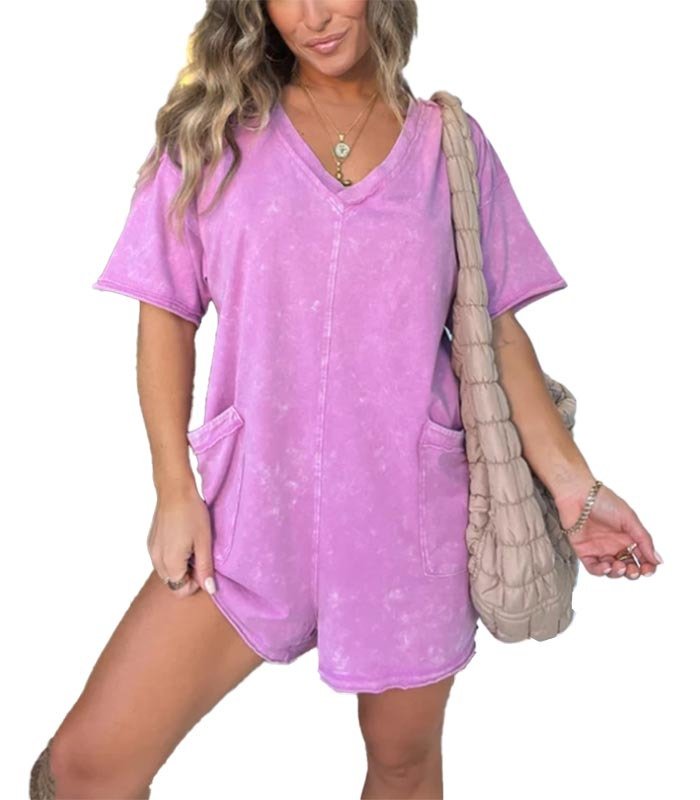 Amelia | Chic Washed Romper