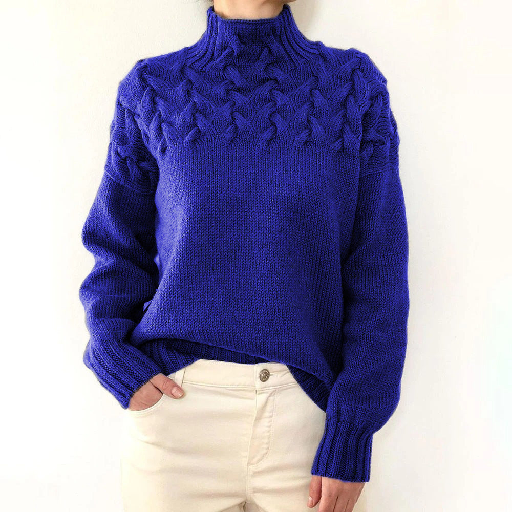 Elena | Warm Knitted Roll Neck