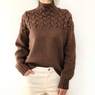Elena | Warm Knitted Roll Neck