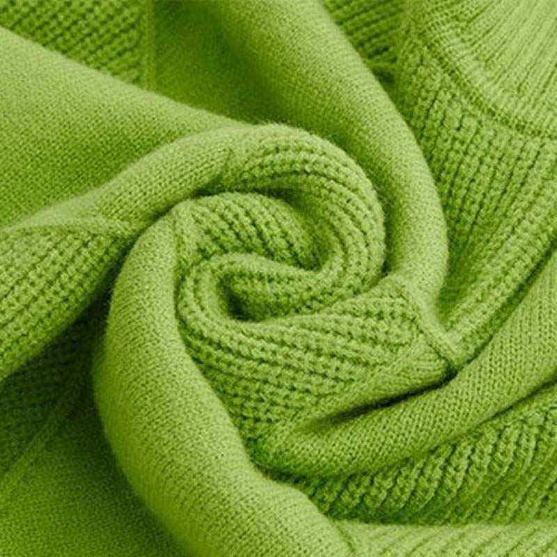 Amelia | Textured Turtleneck Knit Sweater