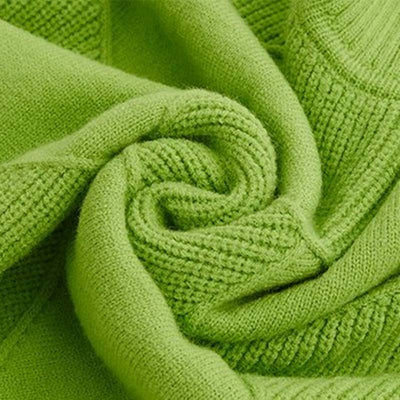 Amelia | Textured Turtleneck Knit Sweater
