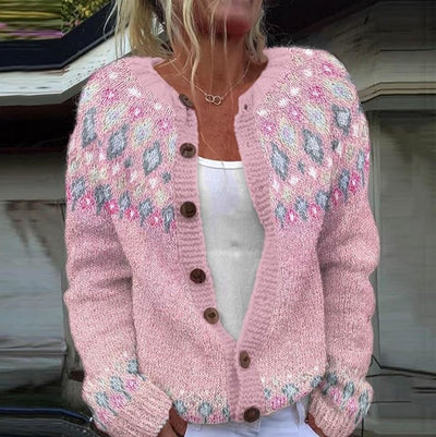 Amelia | Rosa cardigan with print