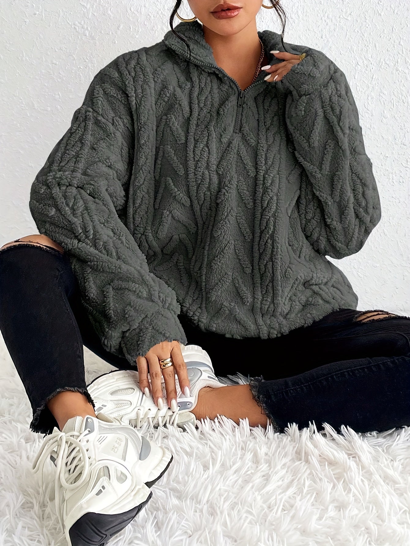 Amelia® | Elegant Fleece Jumper