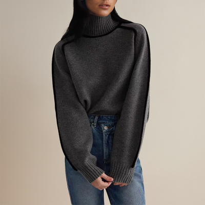 Amelia® | Soft Wool Jumper with High Neck