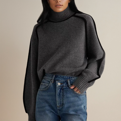 Amelia® | Soft Wool Jumper with High Neck