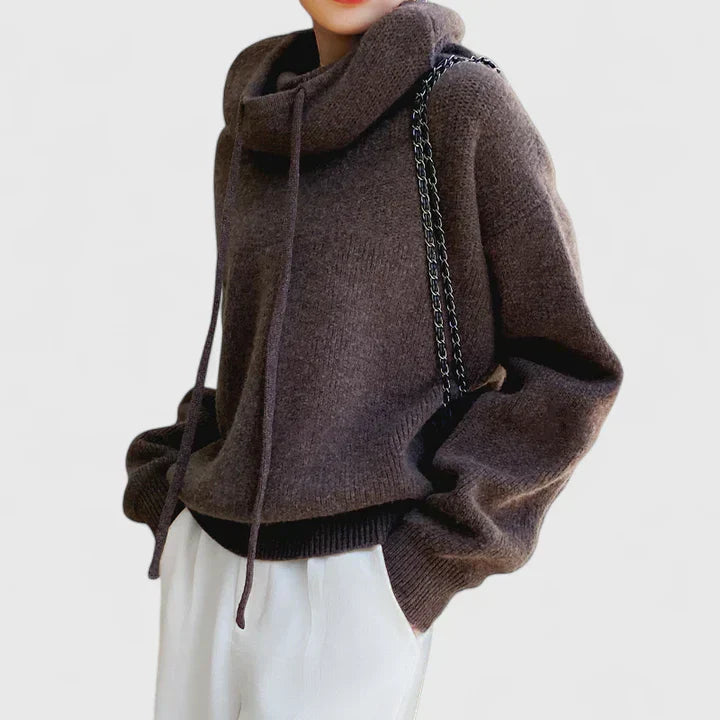 Marie | Cosy Knit Hoodie