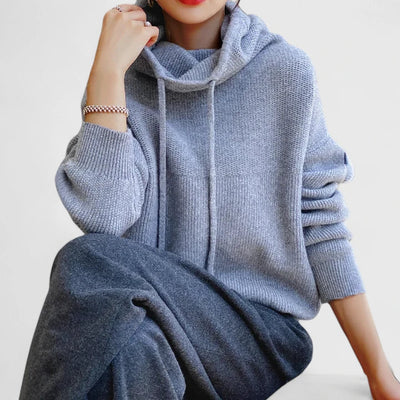 Marie | Cosy Knit Hoodie