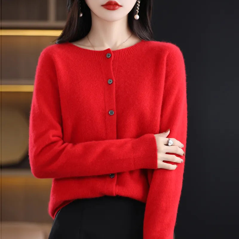 Amelia® | Elegant Button Cardigan
