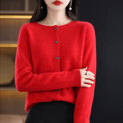 Amelia® | Elegant Button Cardigan