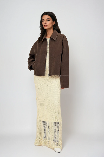 Amelia™ | VALIRA Faux Suede Zip Jacket
