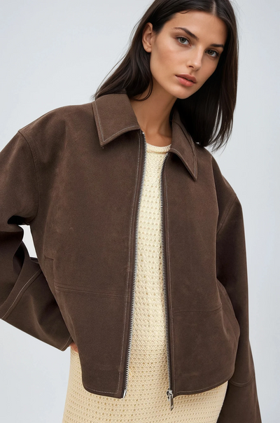 Amelia™ | VALIRA Faux Suede Zip Jacket