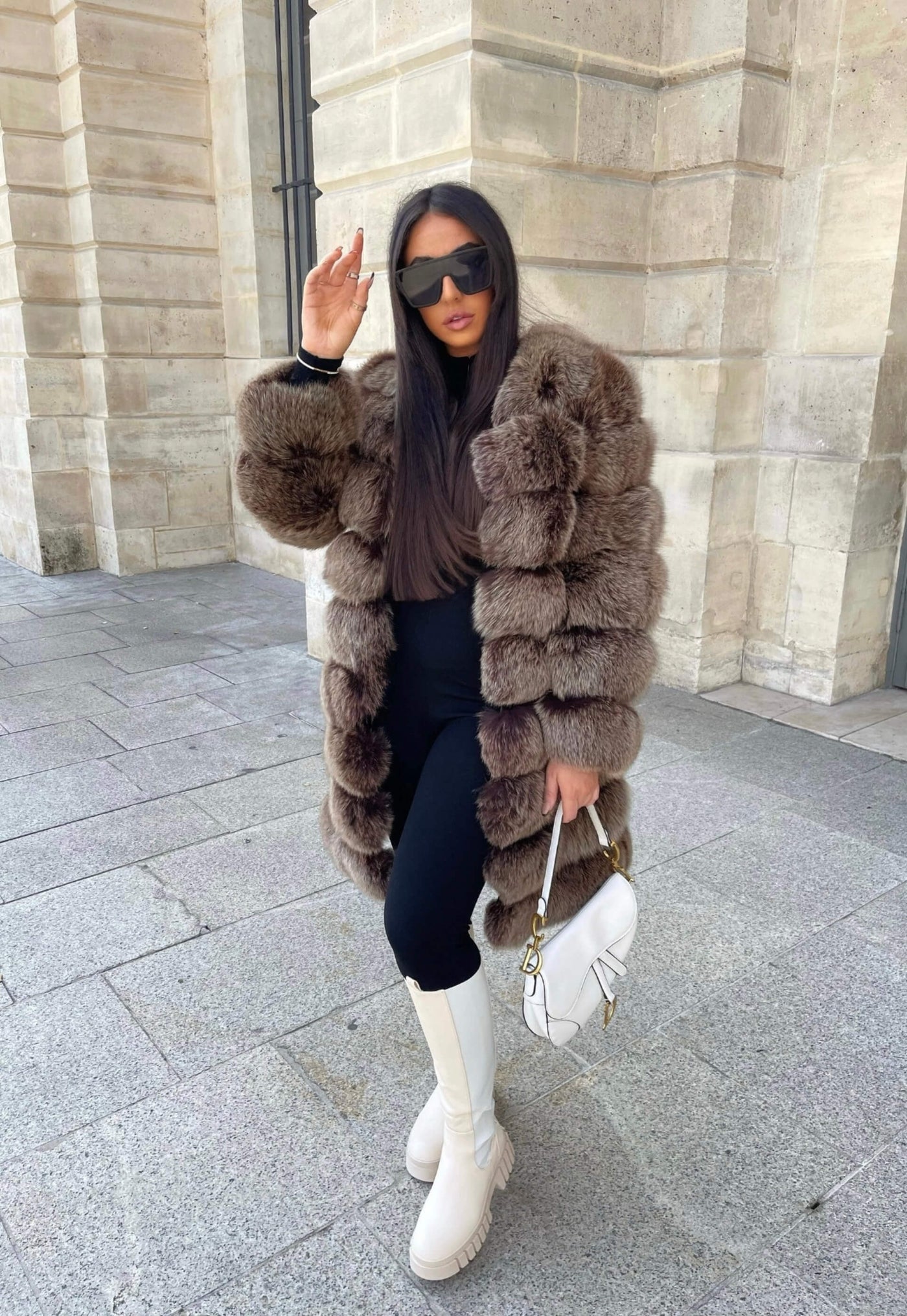 Amelia™ | Fox Fur Coat