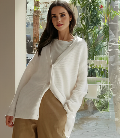 Amelia® | Elegant Button Cardigan