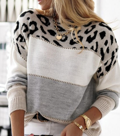 Amelia® | Leopard Print Sweatshirt
