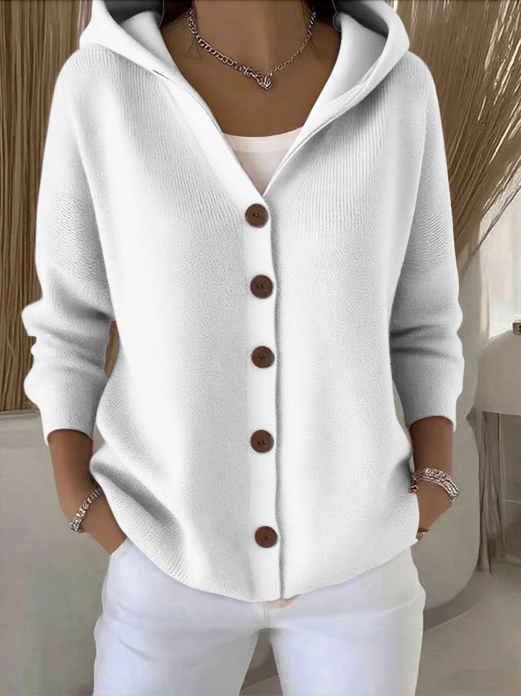 Amelia ™ | Elegant Long Sleeve Cardigan