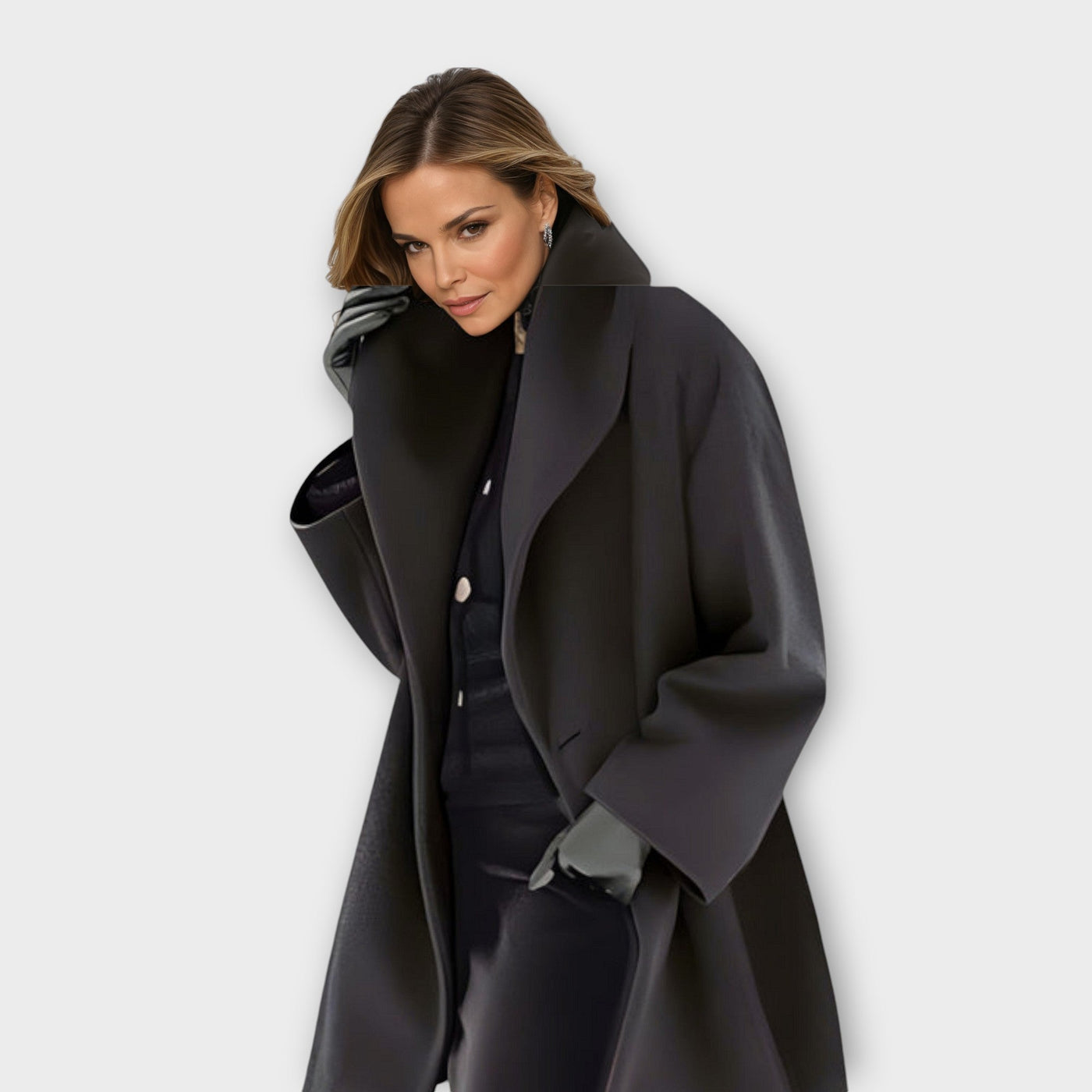 Amelia - Premium Windproof Wool Coat