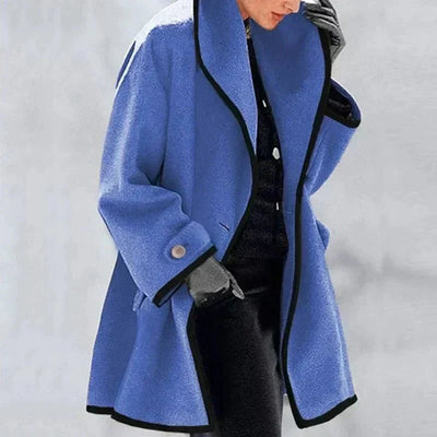 Elisa | Women's Double-Breasted Fleece Jacket | Essential for Winter