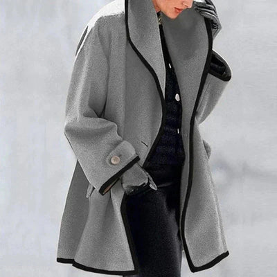 Elisa | Women's Double-Breasted Fleece Jacket | Essential for Winter