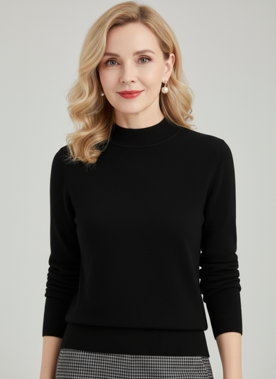 LALEI | Cozy Wool Mock Neck Sweater