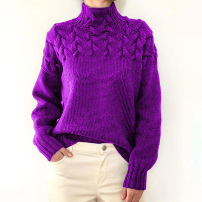 Elena | Warm Knitted Roll Neck