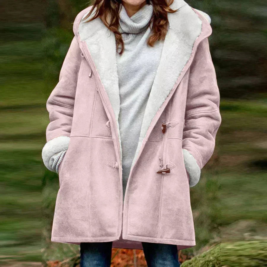 Audrey | Soft Suede Effect Coat