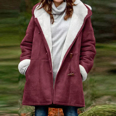 Audrey | Soft Suede Effect Coat