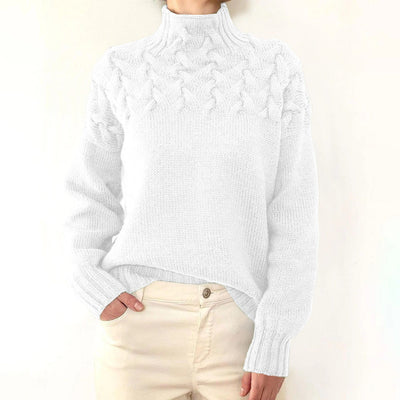 Elena | Warm Knitted Roll Neck