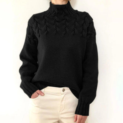 Elena | Warm Knitted Roll Neck